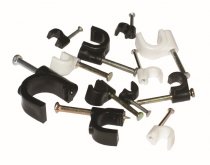 Cable Clips 4.0mm Black 100box