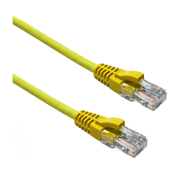 Cat 5E UTP Patch Lead Yellow - 2.0m