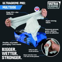 UltraGrime Wipes Industrial - Pack of 100