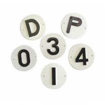 Pole Plastic Letters 'B' - Bag of 100