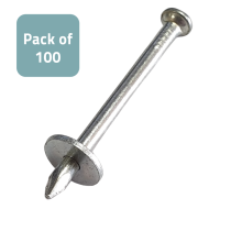 Pin Steel No.2 - Capping Nail - 25 x 2.5mm - Box of 100