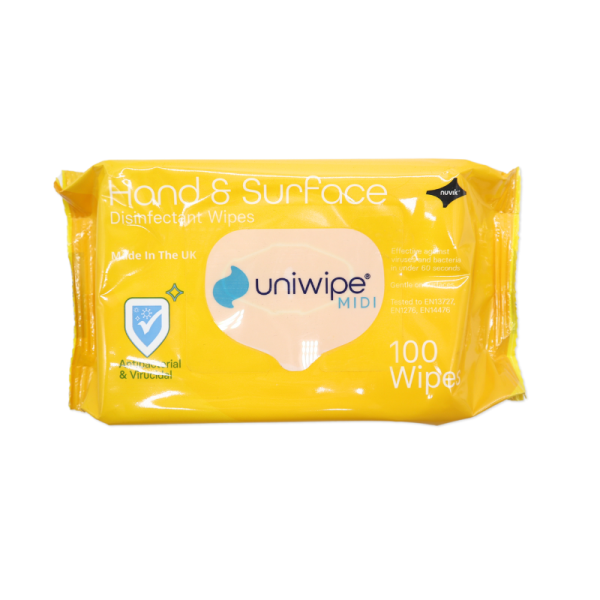 Wipes Antibacterial Hand & Surface - Pack of 100