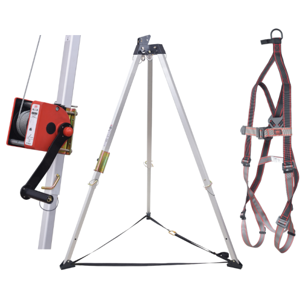 JSP Confined Space Winch,Tripod, Harness Rescue Set