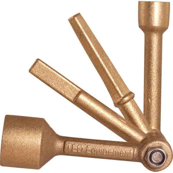 TED® Fold-up Bronze Key Set for Distribution Boxes