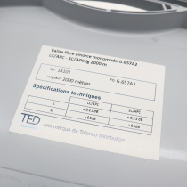 TED® Fibre Launch Lead G.657A2 LC/APC - SC/APC 2000m