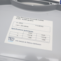 TED® Fibre Launch Lead G.657A2 SC/APC - SC/APC 150m