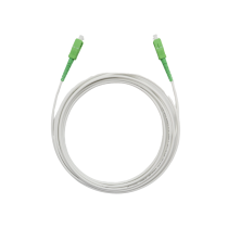 Reinforced subscriber optical cord SX SC/APC-SC/APC G.657A2 Ø 3.0mm White - Several lengths available