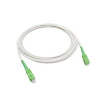 Reinforced subscriber optical cord SX SC/APC-SC/APC G.657A2 Ø 3.0mm White - Several lengths available