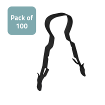 LINIAN Black FireClip 4-6mm - pack of 100