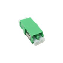 Adaptor Duplex LC/APC single mode with clip