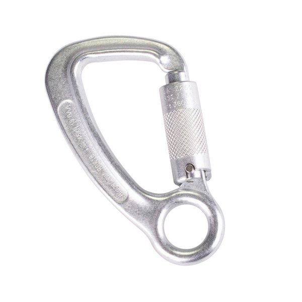 RidgeGear Steel Triple Action Karabiner with Captive Eye 18mm RGK18