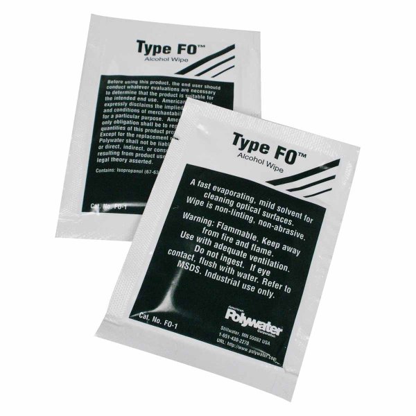 Polywater Type FO™ Fibre Optic Saturated Wipe