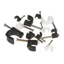 Cable Clips 6.0mm Black 100box