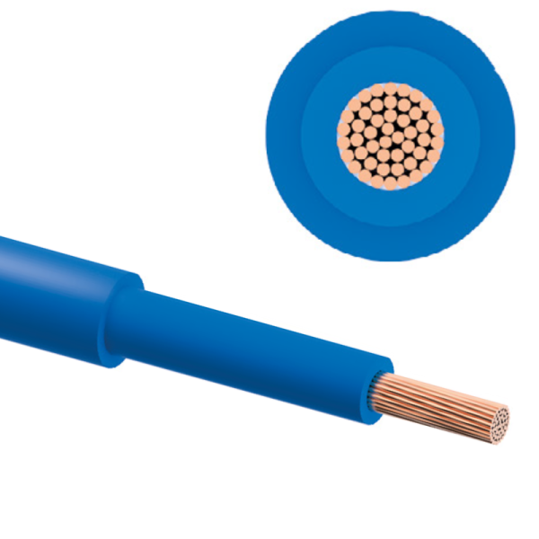 6381Y Blue Power Cable Single Core - 6mm