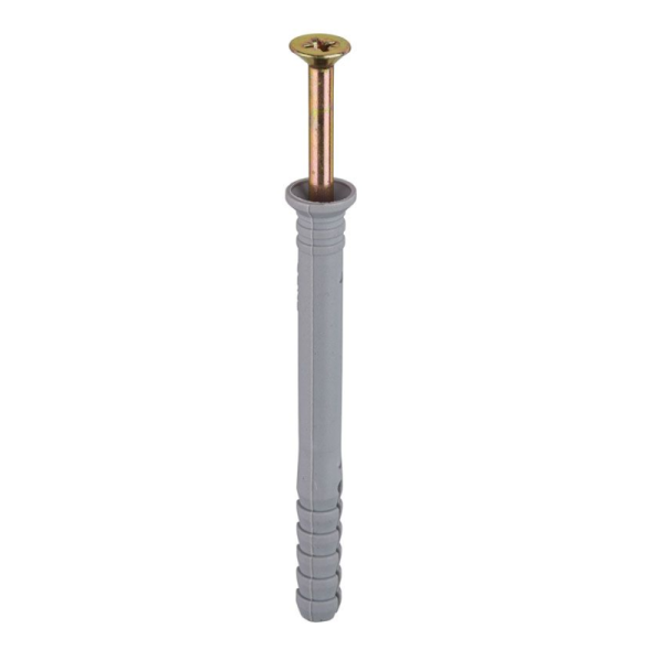 Nylon Hammer Screw ZYP - 5 x 50mm - Pack of 100