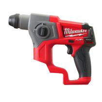 Milwaukee M12 FUEL™ Compact 2-Mode SDS-Plus Hammer (2 x 6.0Ah batteries, Charger, BMC) M12CH-602X