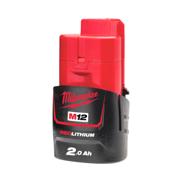 Milwaukee M12™ 2.0Ah Red Lithium-Ion Battery M12B2