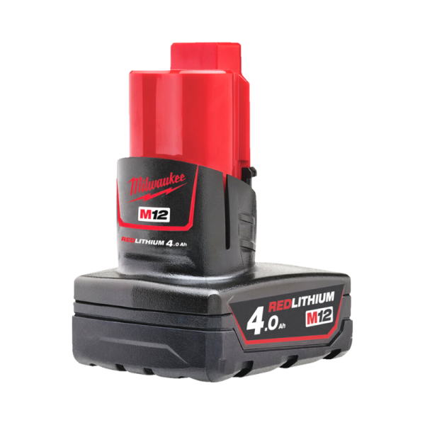 Milwaukee M12™ 4.0Ah Red Lithium-Ion Battery M12B4