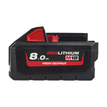 Milwaukee M18™ 8.0Ah Red Lithium-Ion HIGH OUTPUT™ Battery M18HB8