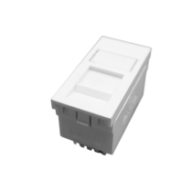 Excel Cat6 (UTP) Unscreened RJ45 Euro Module - White