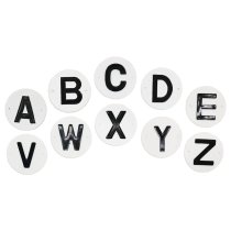 Pole Plastic Letters