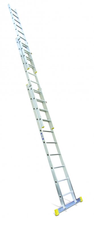 Professional 3 Section 330 Tripple Extension Ladders - Telenco Uk